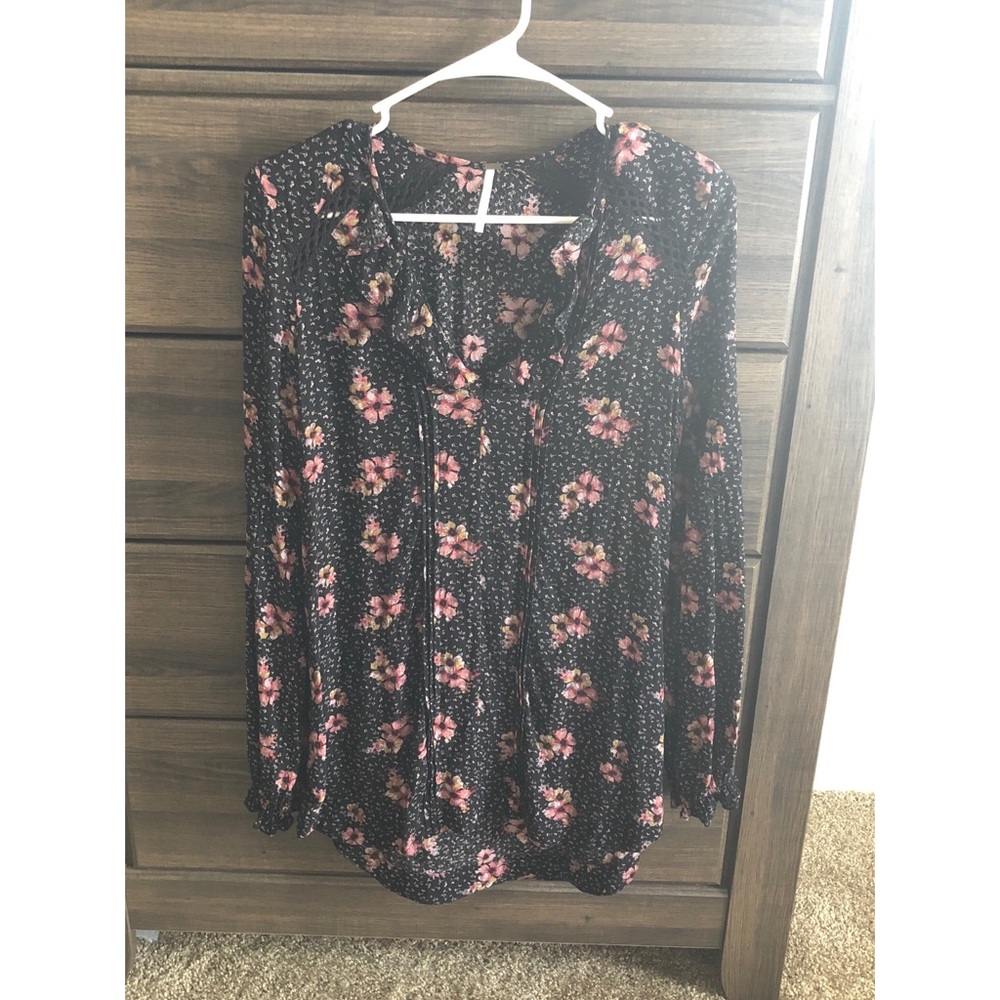 Free People Floral Tunic